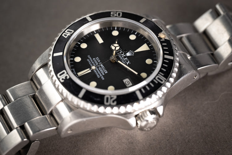 1984 Rolex Sea-Dweller 16660 Creamy Lume & Hands Box, Service receipt & Papers