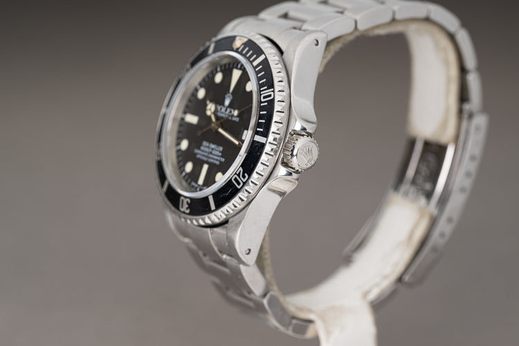 1984 Rolex Sea-Dweller 16660 Creamy Lume & Hands Box, Service receipt & Papers