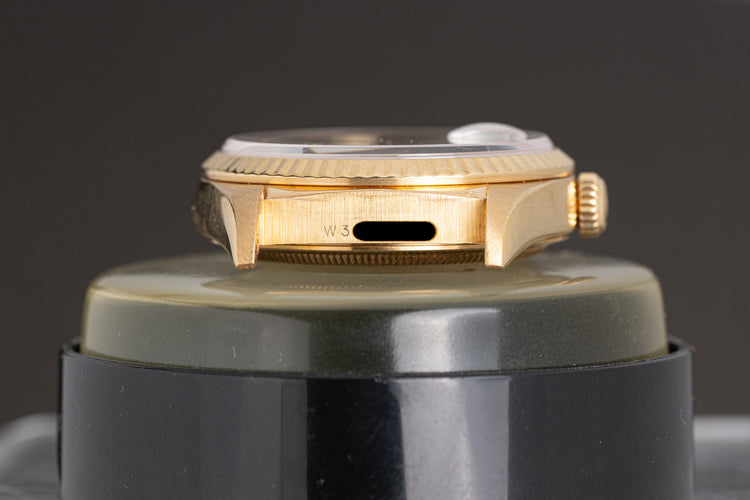 1995 Rolex Day-Date 18238 Black Tapestry Dial with Booklets, Rolex Service Pouch, Hang Tag