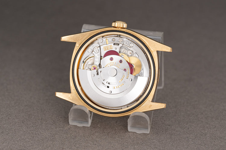 1995 Rolex Day-Date 18238 Black Tapestry Dial with Booklets, Rolex Service Pouch, Hang Tag