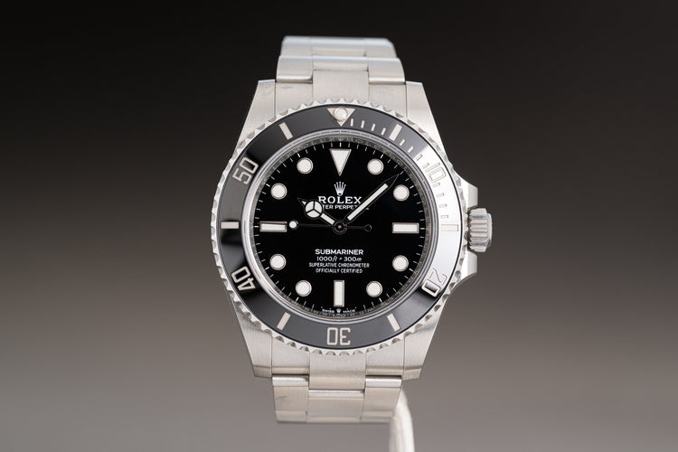 Unworn 2021 Rolex Submariner 124060 Full Set