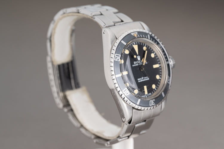 1973 Rolex 5513 Submariner Creamy Lume & Hands All original, Box, Booklets & Papers