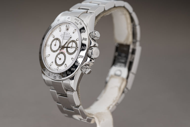 2004 Rolex White Dial Daytona 116520 Box, Papers, Booklets & Hangtag