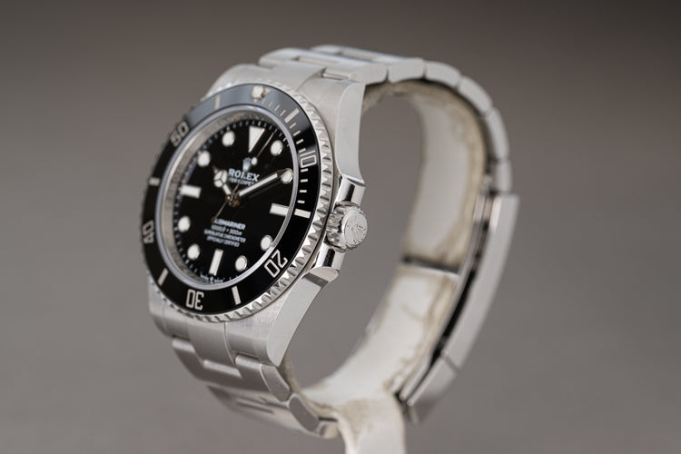 Unworn 2021 Rolex Submariner 124060 Full Set