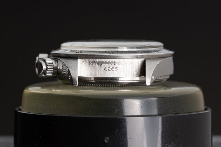 1975 Rolex Oyster Chronograph 6265 Silver Dial Box & Papers