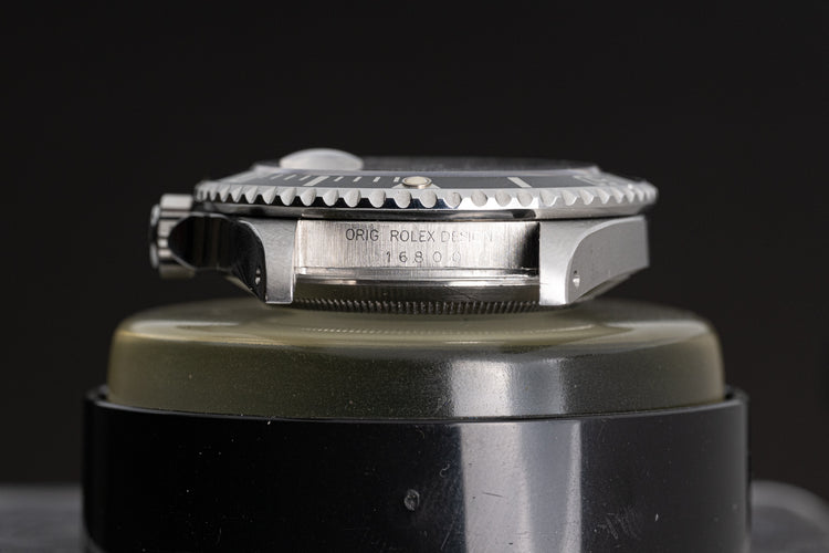 1984 Rolex Submariner 16800 Tritium Lume Plots & Hands Pumpkin Patina