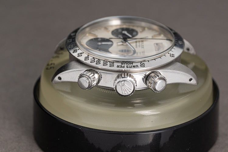 1975 Rolex Oyster Chronograph 6265 Silver Dial Box & Papers