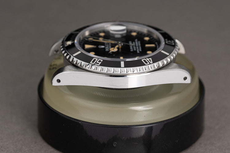 1984 Rolex Submariner 16800 Tritium Lume Plots & Hands Pumpkin Patina