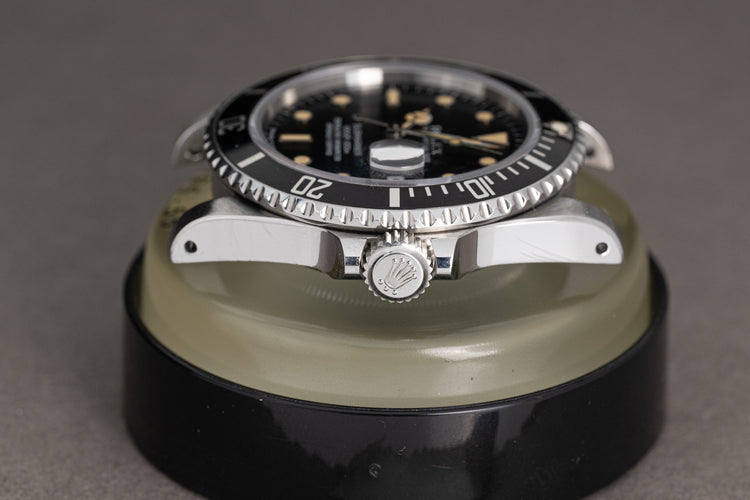 1984 Rolex Submariner 16800 Tritium Lume Plots & Hands Pumpkin Patina