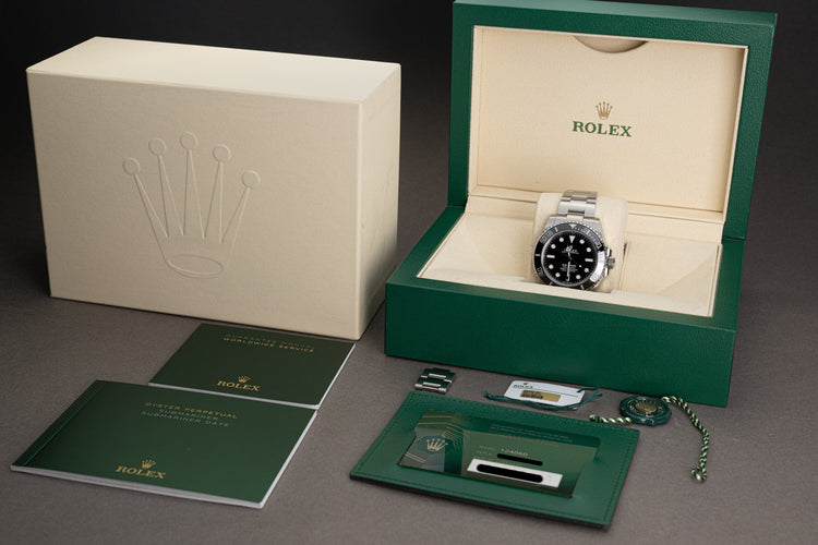 Unworn 2021 Rolex Submariner 124060 Full Set