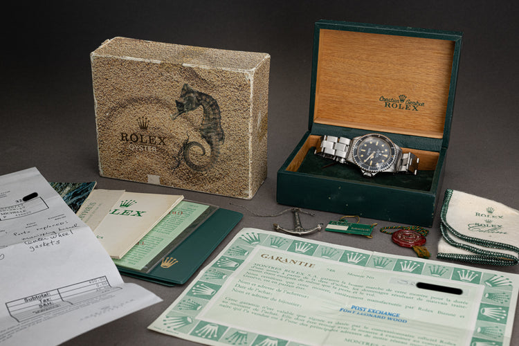1973 Rolex 5513 Submariner Creamy Lume & Hands All original, Box, Booklets & Papers