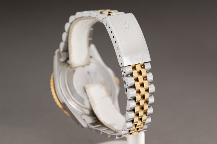 1971 Rolex 18k/ST 1675 GMT Master Brown Nipple dial Jubilee Bracelet w/ Box