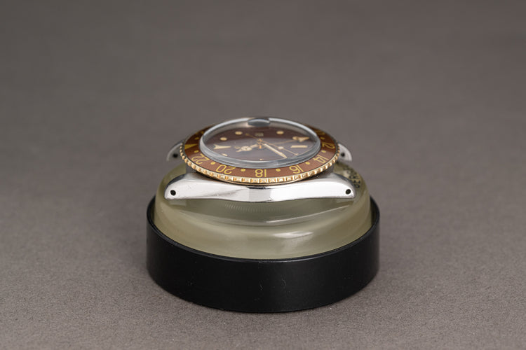 1971 Rolex 18k/ST 1675 GMT Master Brown Nipple dial Jubilee Bracelet w/ Box