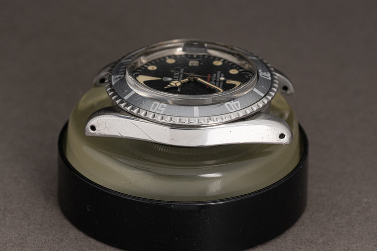 1972 Rolex Red Submariner 1680 MK 4 Dial Faded Bezel Insert Creamy Hands & Lume Plots