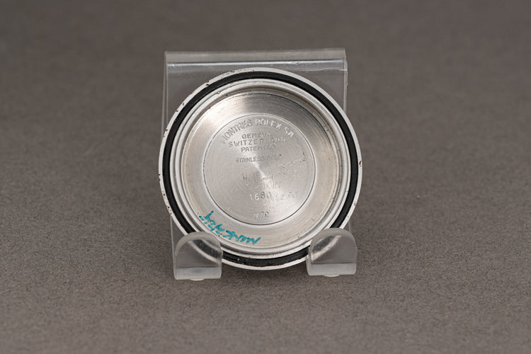 1972 Rolex Red Submariner 1680 MK 4 Dial Faded Bezel Insert Creamy Hands & Lume Plots