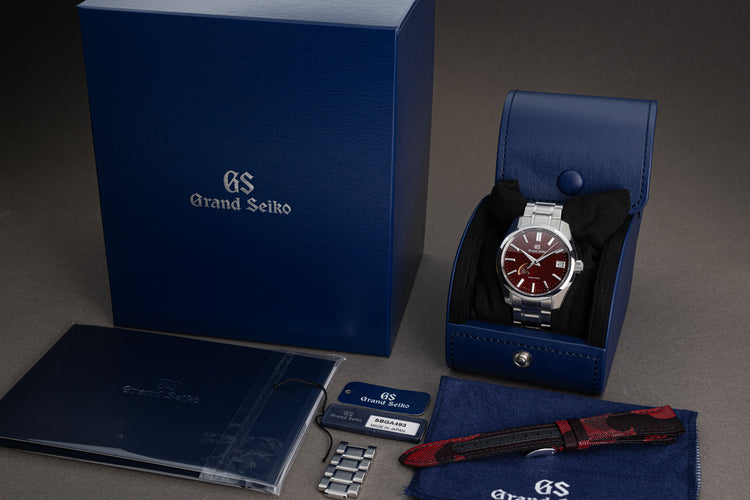 Grand Seiko Heritage Katan Red SBGA493G Full Set