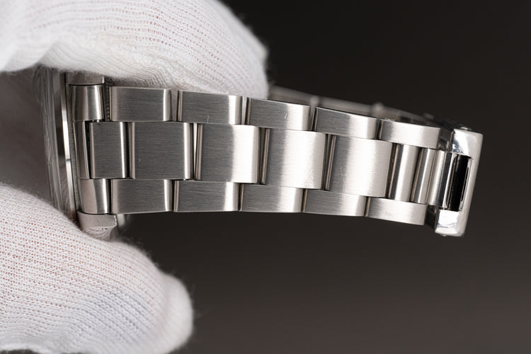 1982 Rolex 16000 White Roman "Buckley" Dial Smooth Bezel Oyster Bracelet Box & Papers