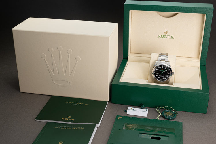 2020 Rolex Air King 116900 Box, Card, Hang Tags & Booklets