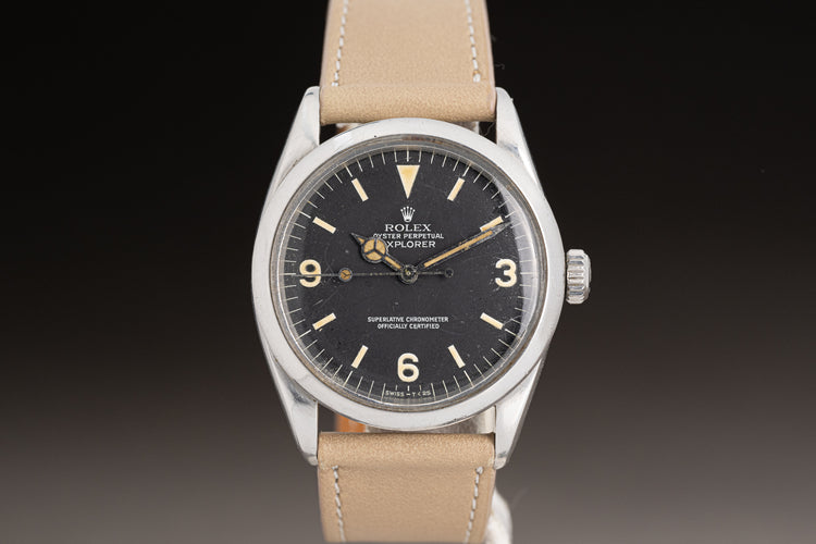 1966 Rolex 1016 Explorer Creamy Patina on Hands & Hour Markers