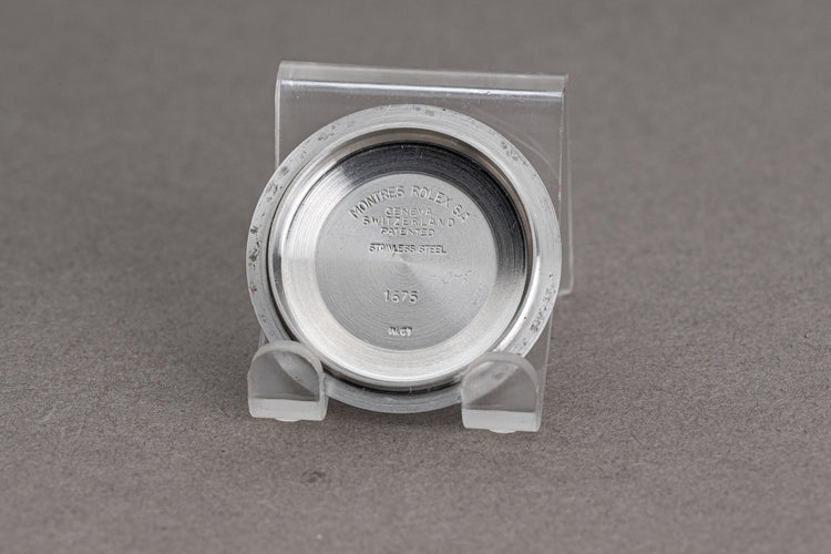 1968 Rolex GMT Master 1675 Mk 1 Dial Long E with Fuchsia Insert