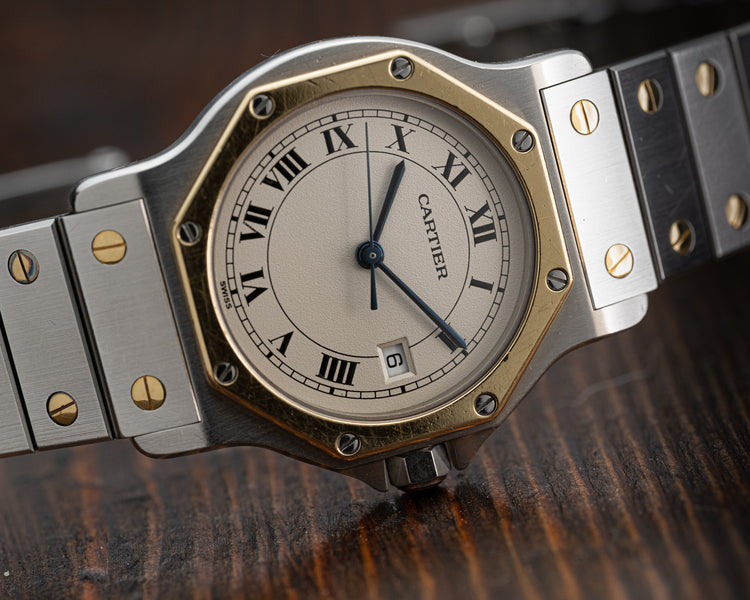 1995 Quartz Cartier Santos de Cartier Model 187902 Box, Booklet & Certificate