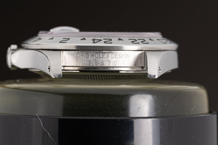 1991 Rolex 16570 Explorer II Pumpkin Patina on Tritium Hands & Hour Markers