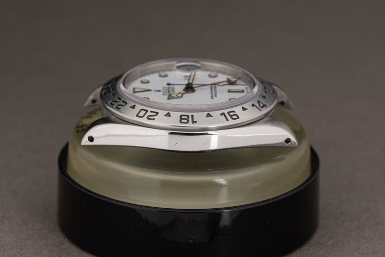 1991 Rolex 16570 Explorer II Pumpkin Patina on Tritium Hands & Hour Markers