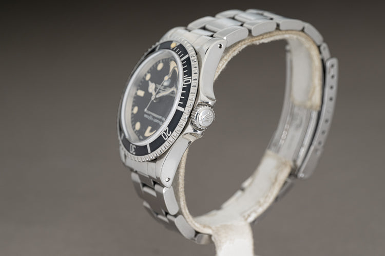1977 Rolex 5513 Submariner Creamy Patina on hands & Lume Plots