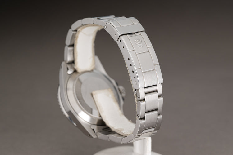 1984 Rolex Submariner 16800 Glossy Dial White Gold Surround Markers Creamy Lume Plots & Hands