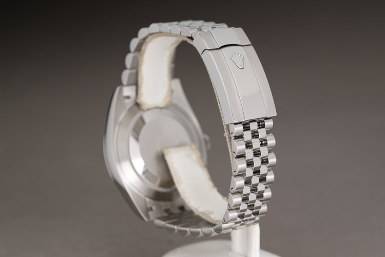 2024 Rolex 41mm Datejust 126334 White Roman Dial Jubilee Bracelet W/ Box, Card & Chronotag