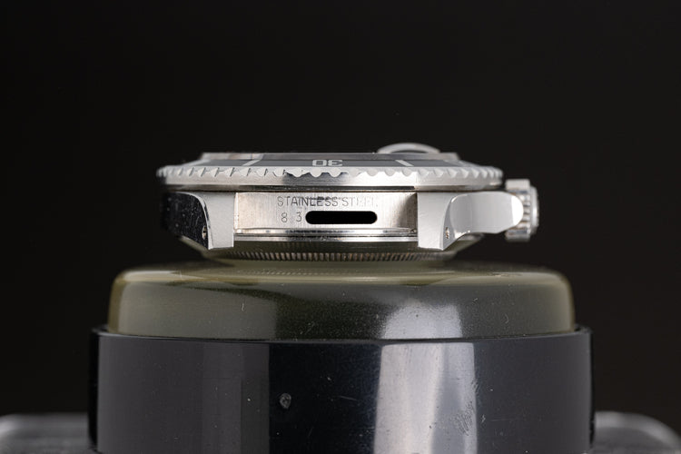 1984 Rolex Submariner 16800 Glossy Dial White Gold Surround Markers Creamy Lume Plots & Hands