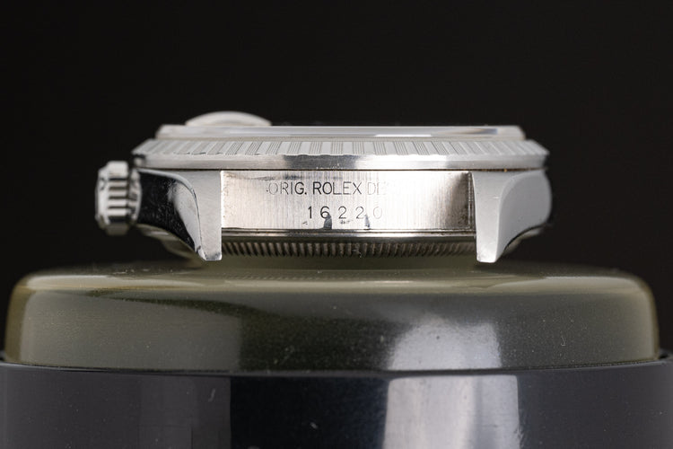 2000 Rolex 16220 36mm Datejust Silver Stick Dial with Roman Numeral Track Ring & Jubilee Bracelet