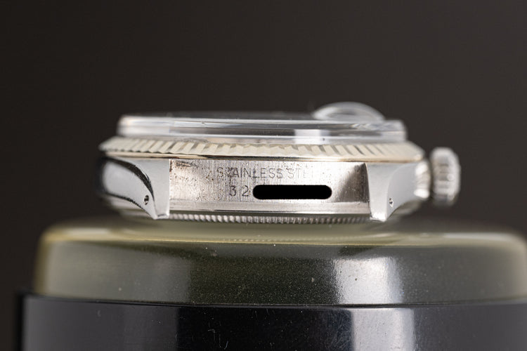 1973 Rolex Datejust 1601 Blue Pie Pan Dial Fluted Bezel, Folded Jubilee Bracelet, Ebay Guarantee Card