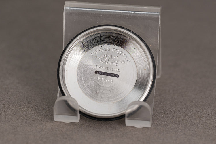 1973 Rolex Datejust 1601 Blue Pie Pan Dial Fluted Bezel, Folded Jubilee Bracelet, Ebay Guarantee Card