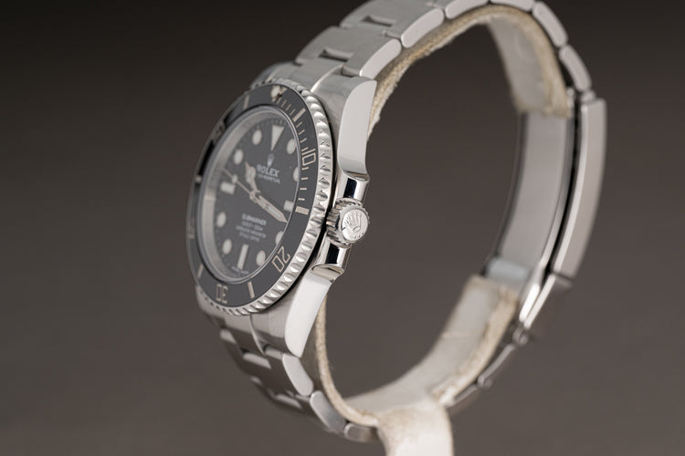 2019 Rolex 114060 40mm Submariner Box, Card, Wallet, HangTag & Chrono Tag