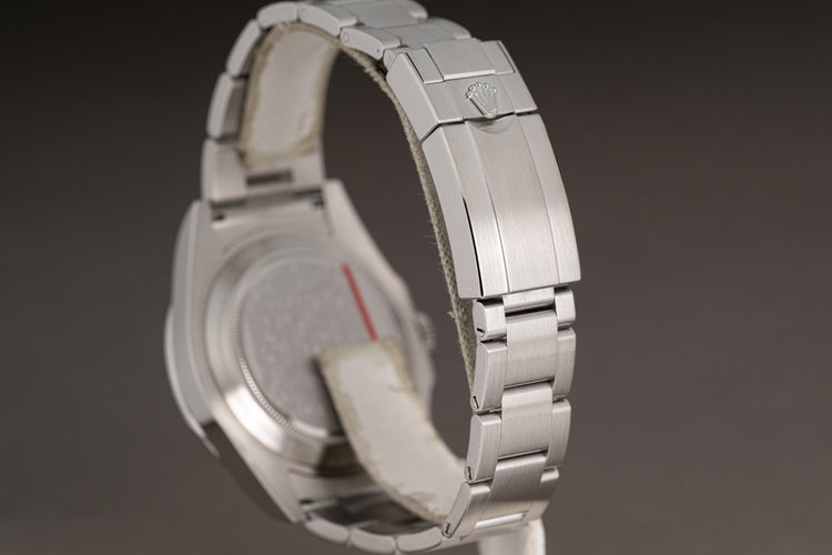 2018 Rolex 216570 42mm White Dial Explorer II Box, Card, Booklets, Wallet, Hangtags & Chrono Tag