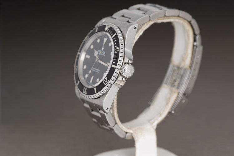 2004 Rolex 40mm Submariner 14060M Box, Papers, Chronotag, Wallet & Booklets