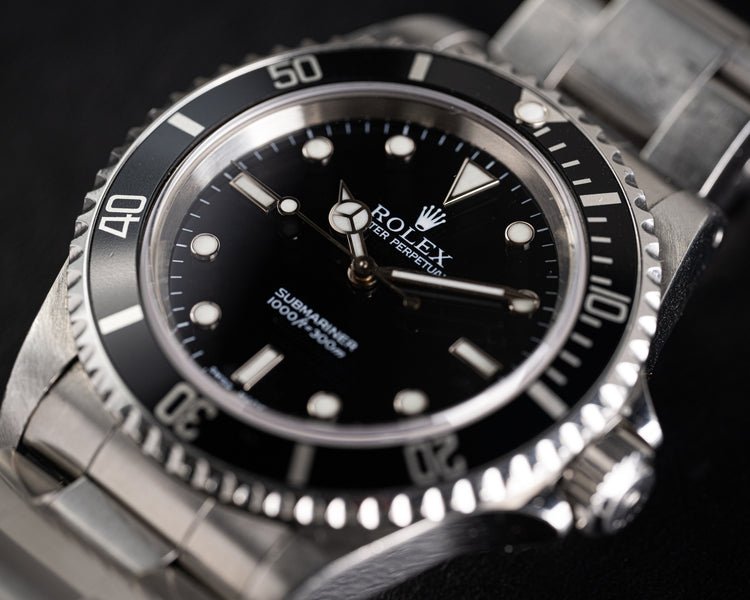 2004 Rolex 40mm Submariner 14060M Box, Papers, Chronotag, Wallet & Booklets