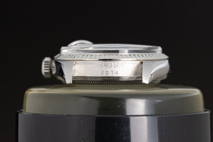 1978 Rolex 36mm Datejust Model 16014 Gray Linen Swiss only Dial Jubilee Bracelet