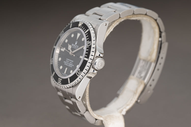 2011 Rolex 40mm Submariner 14060M 4 Liner Box, Card Booklets Chronotag & Hangtag