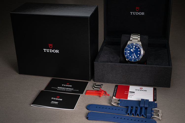 2018 Tudor Pelagos 25600TB 42mm Blue Dial Box, Card & Booklets
