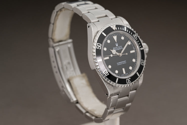 2002 Rolex Submariner 14060M Box, Papers, Booklet & Hangtag