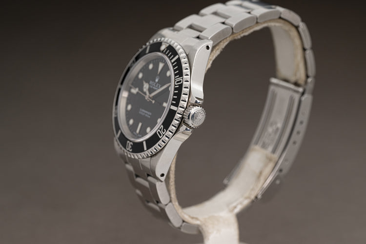 2002 Rolex Submariner 14060M Box, Papers, Booklet & Hangtag