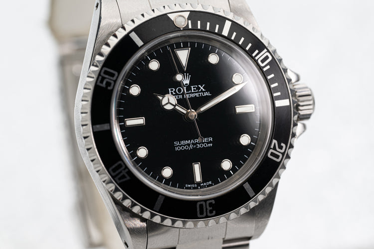 2002 Rolex Submariner 14060M Box, Papers, Booklet & Hangtag