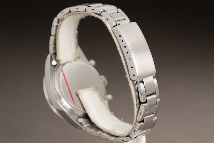 1969 Rolex 6239 "Paul Newman" Cosmograph Daytona MK1 Black Dial & White Sub Dials serviced at Rolex Geneva w/ Service Booklet and Box