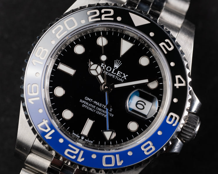 2022 Rolex "BatGirl" 126710BLNR Jubilee Bracelet with Box, Card, Wallet, Booklets & Hangtag