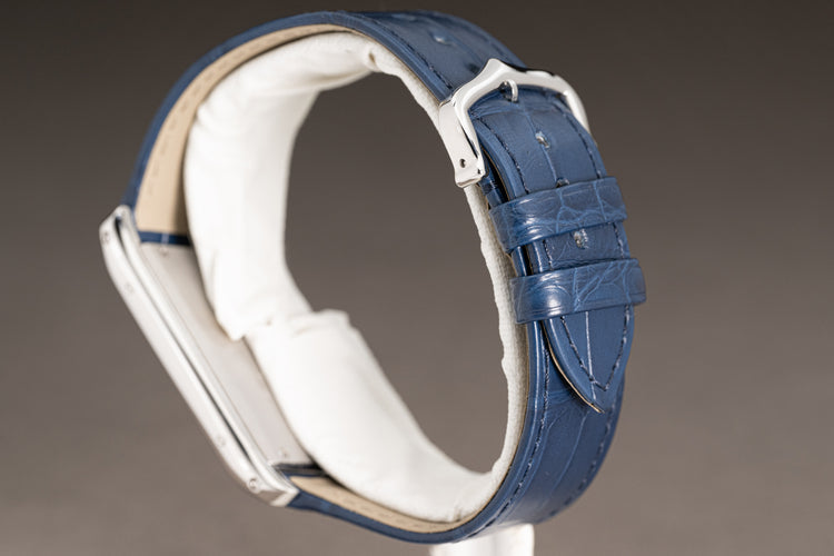 2024 Cartier Platinum 950 Limited Edition Tank Asymétrique Model WGTA0120 Full Set & Box