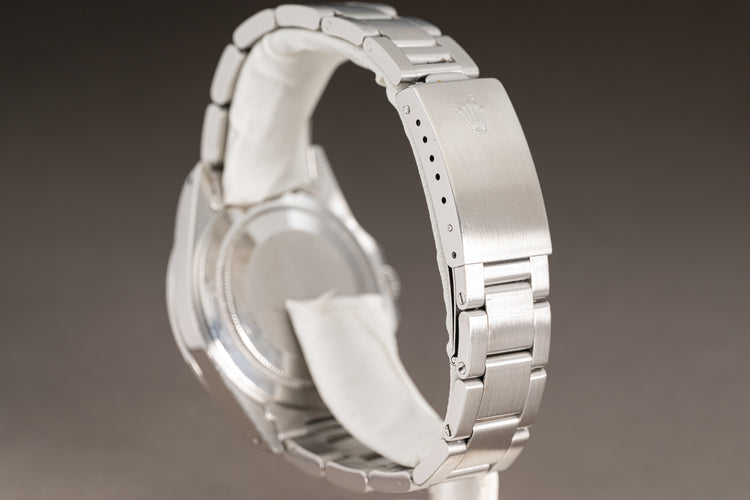 1986 Rolex Explorer II 16550 Black & Carbon Pebble Tritium Rail Dial with Creamy Lume Plots & Hands