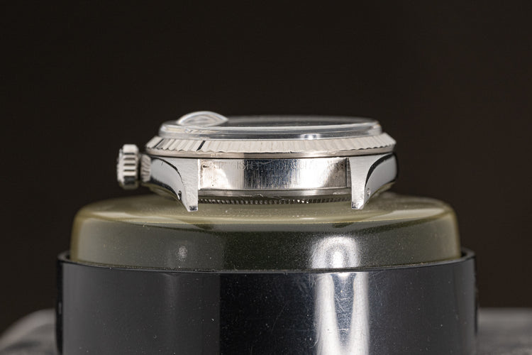 1969 Rolex 1601 Datejust Silver Stick Dial 18k Fluted Bezel folded Jubilee Bracelet