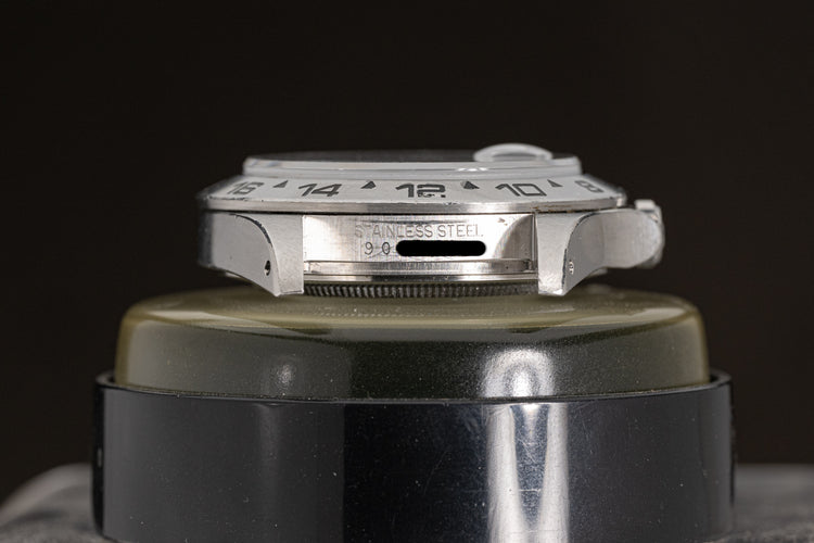 1986 Rolex Explorer II 16550 Black & Carbon Pebble Tritium Rail Dial with Creamy Lume Plots & Hands